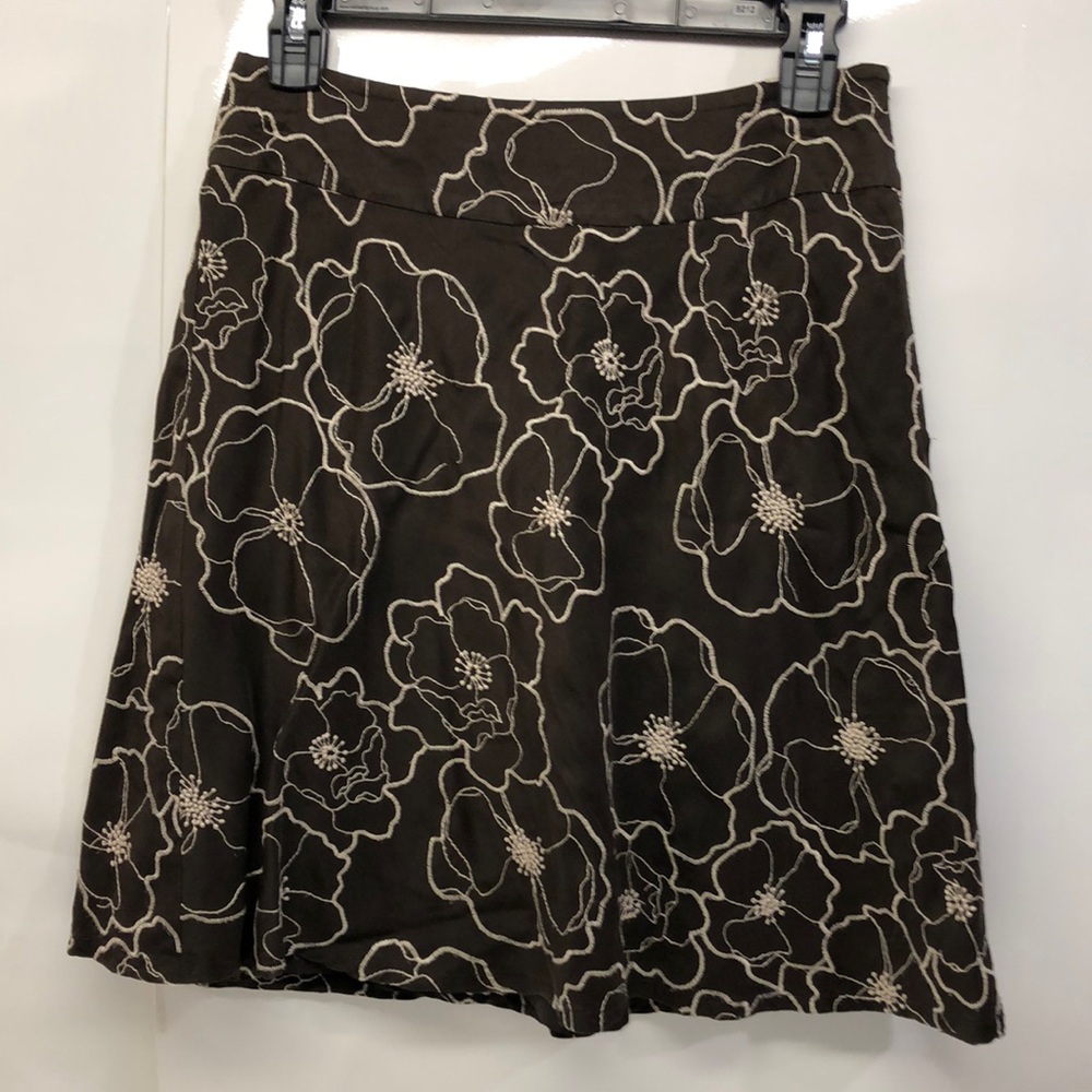 Ann Taylor Skirt: Brown